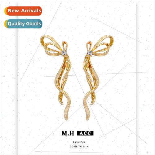 Fantasy ribbon butterfly earrings rococo sweet cool girls co