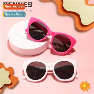 new square box children sunglasses female tide cute set phot