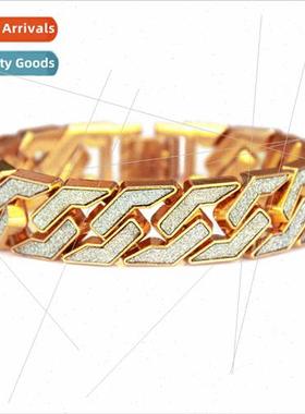 Black Friday Europe Hip Hop Gold Onion Powder Bracelet Star