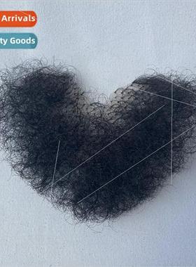 Lace mesh body hair post love pubic hair stickers silicone d