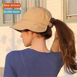large head circumference Summer sun female brim hat