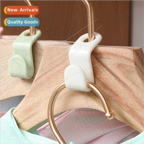 Hanger connecting hooks closet space-saving storage hangers