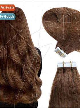 No Trace Invisible Hair Extension Piece Women Real Hair Wigs