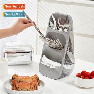 Household slant insert chopsticks storage cage kchen multi-l