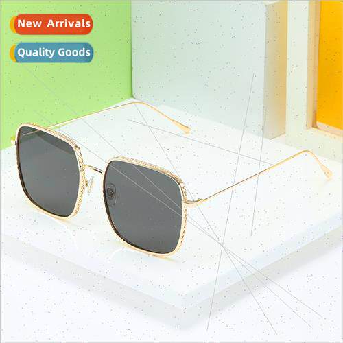 7060 square large frame sunglasses women 2020 fashion glasse