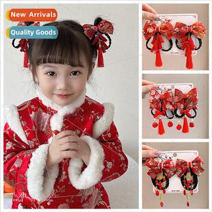 hair accessories Year girls Eve New bow girl Headdress baby