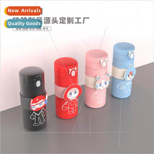 Japanese cute cartoon water bottle cup cover PVC cup cover