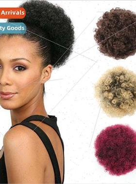 Round Mesh African Hair Buns Hair Bands Wigs Hairpieces Chem