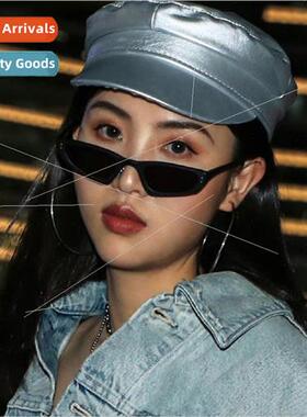 new cat eye rice nail small frame sunglasses ins sunglasses