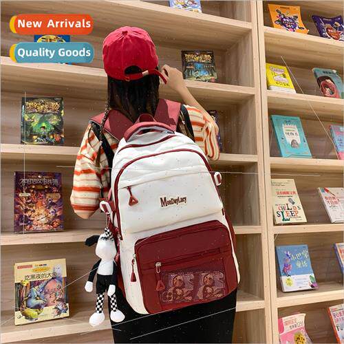schoolbag Korean large-capacy travel backpack lightweight gi