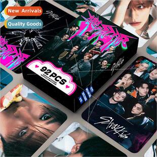 92PCS LOMO CARD STRAYKIDS new album music-star photo card st