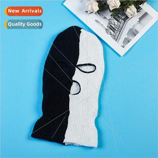 Winter warm headgear mens skiing cold riding mask two-color