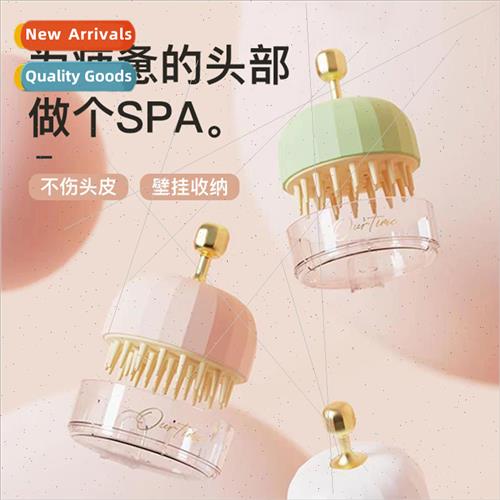 Hair washing brush silicone shampoo massage comb brush head