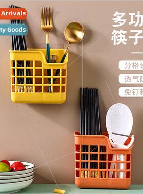 Chopstick holder wall-mounted kchen utensils draining chopst