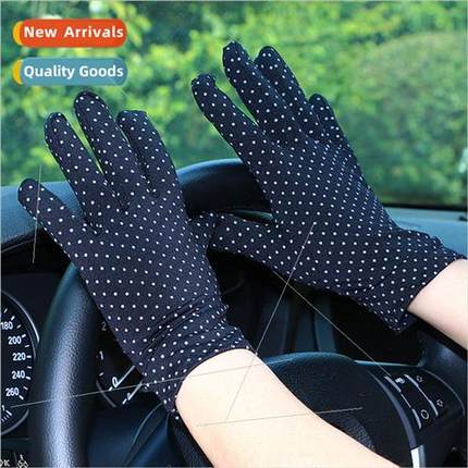 Sunscreen driving gloves spring fall pullover padded warm su