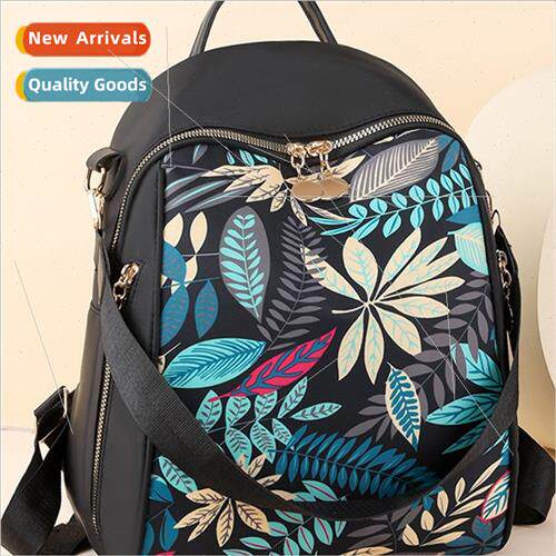 Oxd cloth women bag new large-capacy commuter backpack print