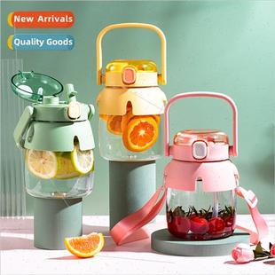 color studen large straw cute high girls capacy cup Water