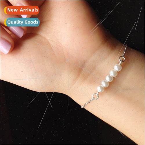 Korea ins cold wind women swan pearl hand jewelry handmade o