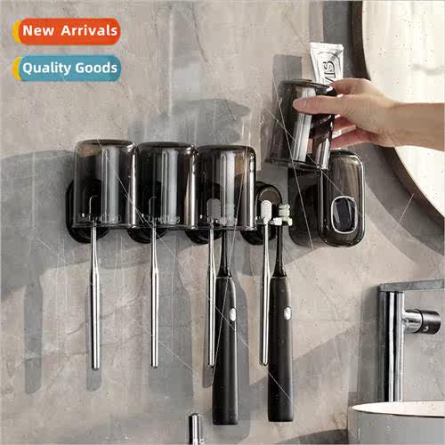Toothbrush holder shelf high-color bathroom wall-mounted mou