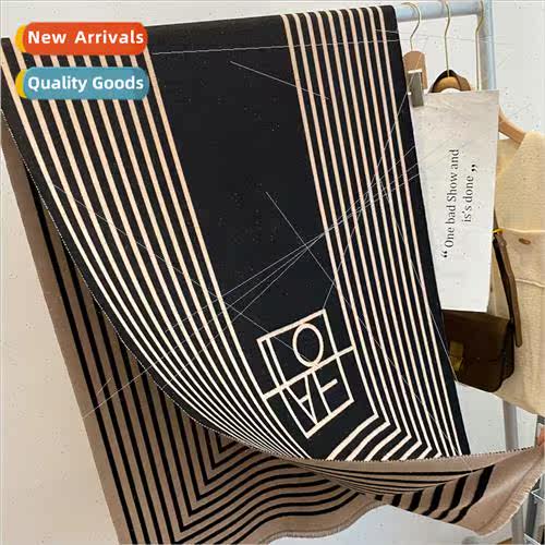 2022 fall winter new imation cashmere scarf female ~ Korean