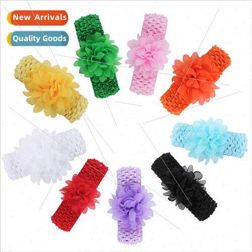 New children jewelry flower headband Europe cute baby croche