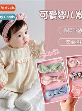 Hairbfemale baby fontanel head flower Korea baby girl prince