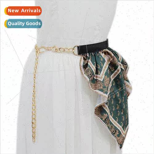 Autumn winter new women belt casual ethnic wind silk waist s
