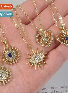 Sunshine girl sunflower necklace female summer students Mori