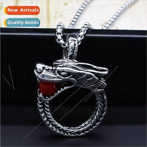Geometric Pendant Creative Dragon Necklace Set Hundreds Wh J