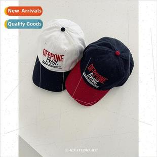 embroidery letters duck che cap blocking tongue female color