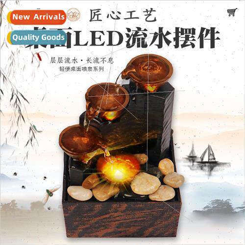 ving room running water ornaments restaurant office desktop