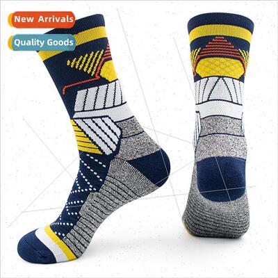 2023 new basketball socks mid-calf mens breathable personali