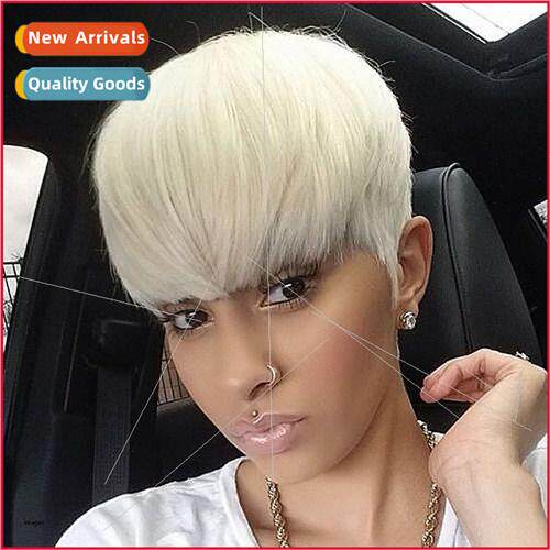 wigshair Europe wigs women short fashion whe blonde mechanis