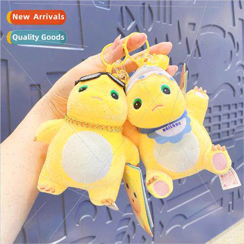 Cute plush milk dragon doll key chain cartoon doll doll pend
