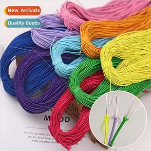 elastic wire DIY 1mm beading round beads rubbe color