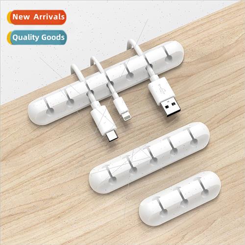 mple wind solid color data cable organizer charging cable mu