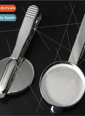 Men tie collar clip diy accessory time gemstone bottom brack