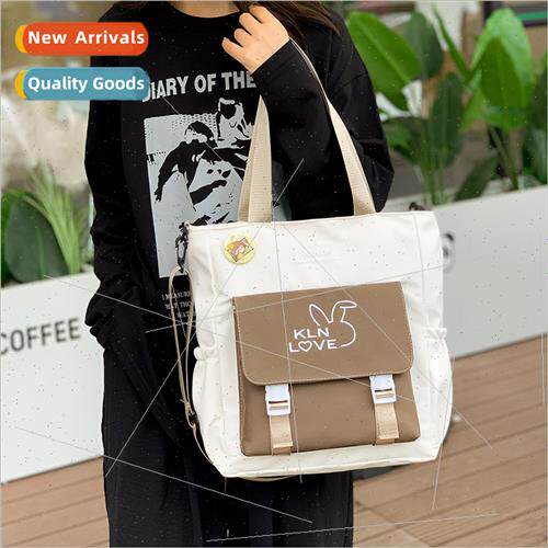 Elementary cramming bag large capacy canvas handbag collisio