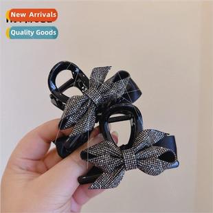 diamond bow elegant Hundreds scrunching black hair coi retro