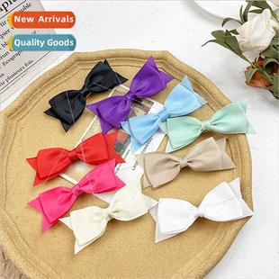 hair clips match bow side cute dovetail girl Children sweet