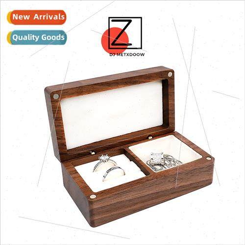Black walnut high-grade bracelet jewelry box earrings earrin