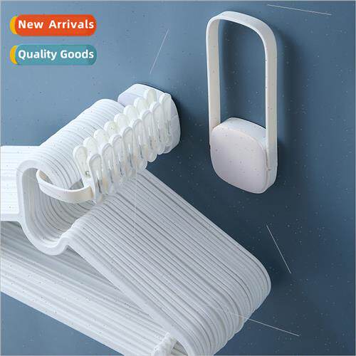 Clothes rack organizer god no punch multifunctional balcony