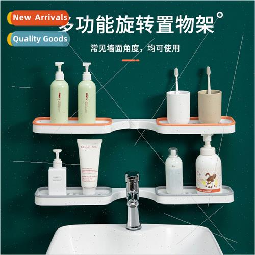 New countertop corner shelves foldable bathroom storage rack