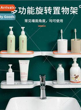 New countertop corner shelves foldable bathroom storage rack