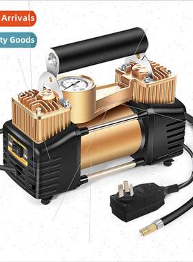 220V dual-cylinder electric inflatable pump home high-pressu