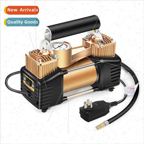 220V dual-cylinder electric inflatable pump home high-pressu
