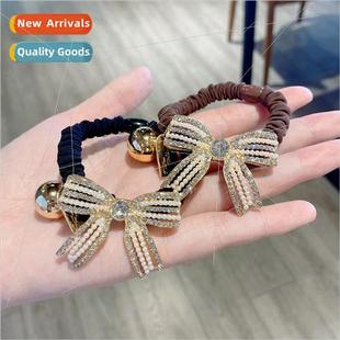 hollow bow hair Korea headband rhinestone band elegant alloy
