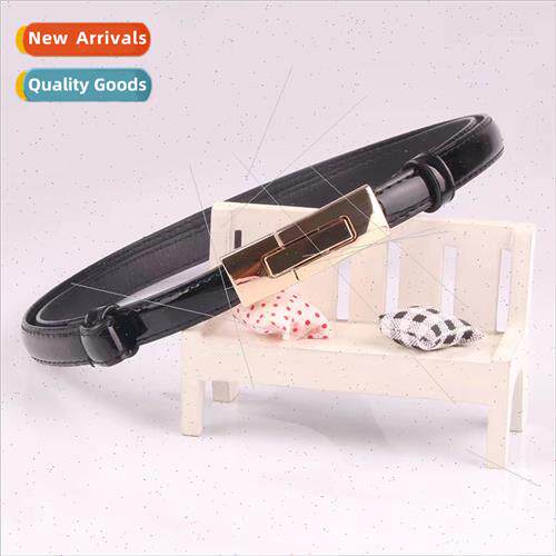 Women  Pair Buckle Adjustable Thin Belt Hundreds Dress Decor