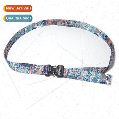 Women Retro Floral Decorative Belt Hundreds lk Cloth Belt Pl