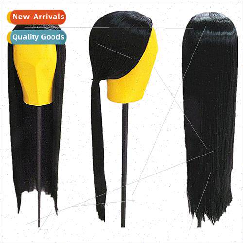 Ancient costume wig opera permance back head long half hair